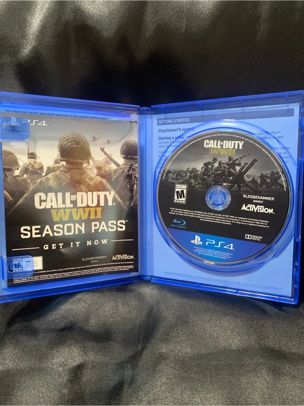CALL OF DUTY WWII PS4 Video Game Rated M EUC